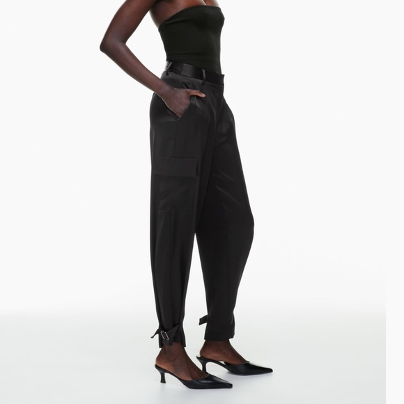 Aritzia Refiner Satin Cargo Pants - Picture 6 of 7